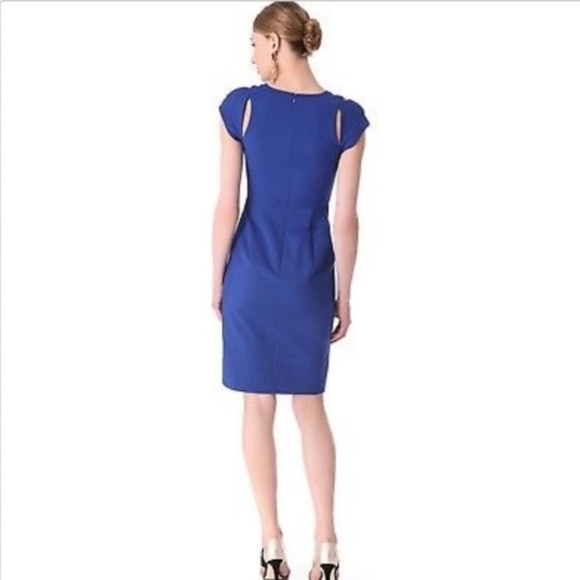 Black Halo Keyhole Jackie Blue Eddie Sheath Dress - Picture 3 of 7